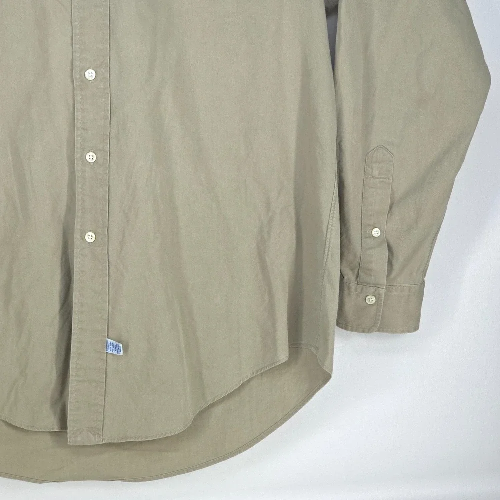 Polo Ralph Lauren 90s Long Sleeve Button Down Shirt Men's Large Heritage Classic